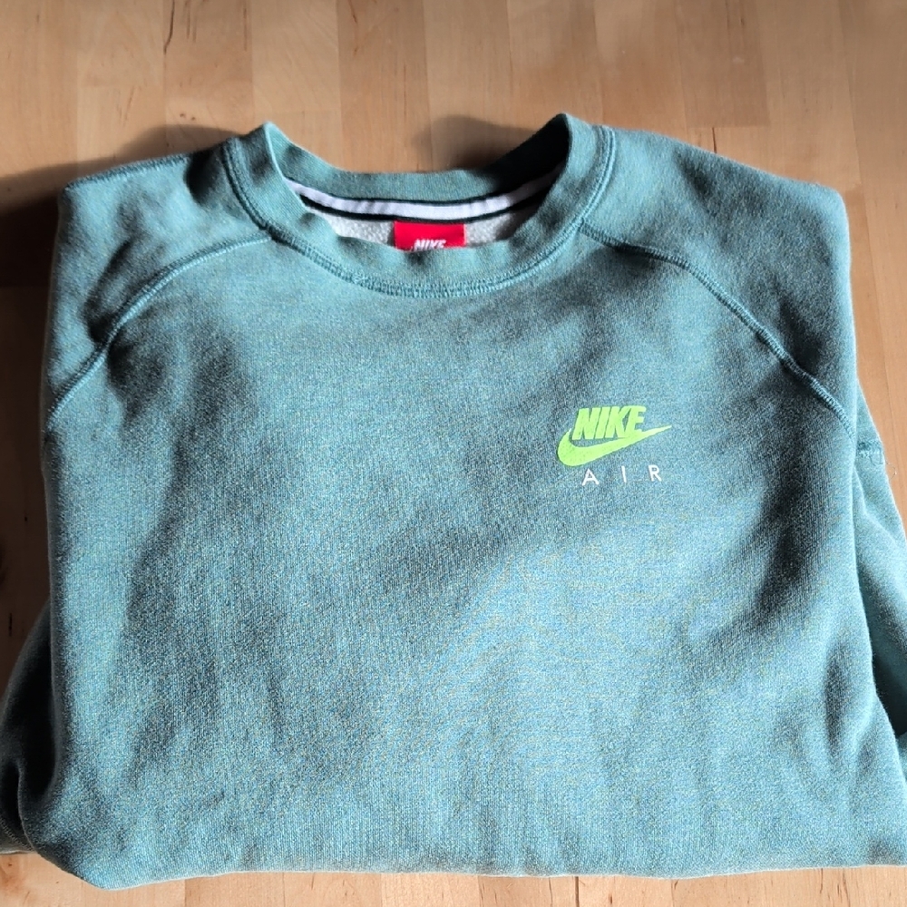 Nike Air Men's Teal Crewneck Sweater